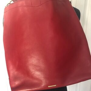 Rebecca Minkoff  Red Leather crossbody shoulder Bag
